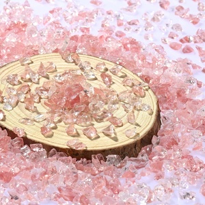 Rosa Massive Terrazzo-Glaschips, Farbige Industrielle Bodenbeläge für Außenbereiche, Landschaftsgestaltung, Aquarien, Pools, Fischbecken, Umweltfreundlich und Langlebig - Product Image 2