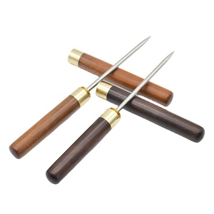 <strong>Ice</strong> Pick Stainless Steel Wooden Handle With Cover for Kitchen, Bars, <strong>Bartender</strong> - Product Image 1