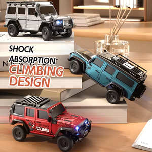 Coche Teledirigido Todoterreno 1/43 Serie R43 4WD, Coche de Escalada y Derrape con Control Remoto 2.4G, Juguete de Escritorio para Interiores para Aliviar el Estrés para Niños - Product Image 5