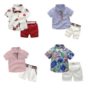 Ropa <span class=keywords><strong>de</strong></span> verano <span class=keywords><strong>de</strong></span> estilo europeo para niños, ropa <span class=keywords><strong>de</strong></span> manga corta con flores y pantalones cortos, <span class=keywords><strong>traje</strong></span> Formal para niños, venta al por mayor, <span class=keywords><strong>traje</strong></span> <span class=keywords><strong>de</strong></span> <span class=keywords><strong>caballero</strong></span> para niños 6y - Product Image 2
