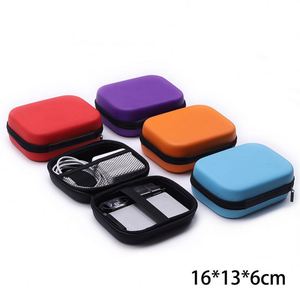 Estuche de almacenamiento portátil para auriculares con cremallera, caja de EVA para auriculares para <span class=keywords><strong>Airpods</strong></span>, venta al por mayor personalizada - Product Image 3