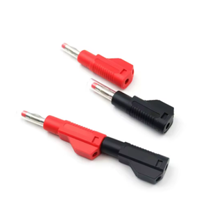 Phích cắm chuối an toàn 4mm với vỏ bọc trong suốt có thể thu vào, có thể xếp chồng lên nhau và có thể mở rộng, Phích Cắm đèn lồng điện áp cao bằng đồng nguyên chất - Product Image 3