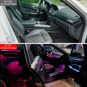Éclairage d'ambiance en fibre de carbone pour Mercedes-Benz Classe E W212 (2010-2015) – Neuf, compatible avec la mise à niveau de votre véhicule - Product Image 2