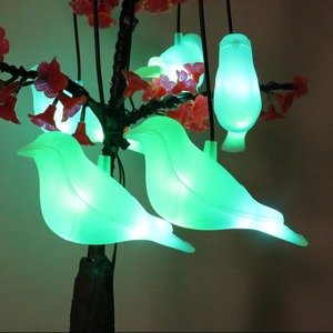 LED Outdoor Bird Lights Plastic <b>Lamp</b> DC 12V <b>Remote</b> <b>Control</b> Garden Decor - Product Image 1