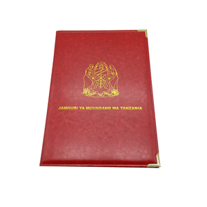 Maroon A4 da bằng tốt nghiệp Bìa trường hợp khung thư mục cho chúng tôi Công Dân nhập tịch giấy chứng nhận biểu tượng tùy chỉnh cho các trường học sử dụng - Product Image 2