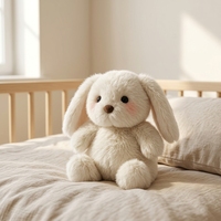 Peluche Lapin Blanc Doux et Moelleux pour Cadeau et Bébé