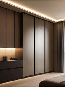 Armadio su Misura Stabile e Durevole con Design Uniforme per Mobili <span class=keywords><strong>da</strong></span> Camera <span class=keywords><strong>da</strong></span> Letto in Progetti Residenziali - Product Image 2