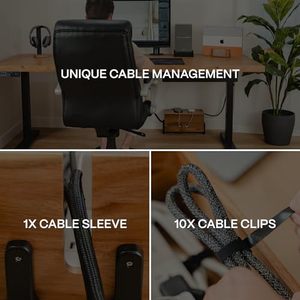 Boîte de gestion de câbles extra-large, boîte de <span class=keywords><strong>rangement</strong></span> en bois pour câbles de télévision et multiprises, organisateur de câbles de bureau - Product Image 4