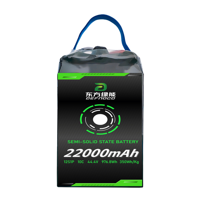 High Density 350wh/kg Semi Solid State 12s 14s 16ah 22ah 22000mah 44.4v Lithium Intelligent Battery for UAS UAV Aircraft VTOL