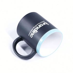 No MOQ Hot Sale Cups 11oz White Ceramic Coffee <b>Mugs</b> with Custom Logo <b>Mugs</b> Sublimation Drinkware - Product Image 3