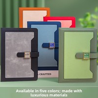 Ensemble cadeau de bloc-notes promotionnel en métal A5 personnalisé, stylo à bille, sac fourre-tout, logo imprimé en sérigraphie, emballage haut de gamme pour les événements