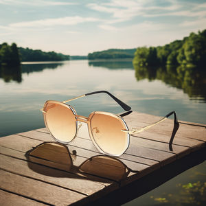 <span class=keywords><strong>Radisson</strong></span> Nuevo Juego de Gafas de Sol de una Pieza 7000, Color de Marco Azul/Rojo, Dos en Uno, Gafas para Mujer y Hombre, Incluye Gafas Magnéticas para Miopía - Product Image 6