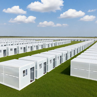Bureau modulaire en conteneur, bâtiment préfabriqué, conteneur détachable, maison complète en conteneur, maison portable empilable, espace de travail commercial