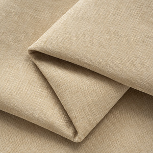 Tela de Poliéster con Textura de Lino, Color Sólido, Tejido para Tapicería de Sofás y Cortinas - Product Image 5