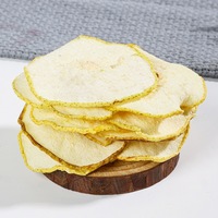 Zwavelvrije gedroogde sneeuwpeerplakjes, laag temperatuur gedroogde perenchips, geen toevoegingen, voor fruitthee, bakken, groothandel
