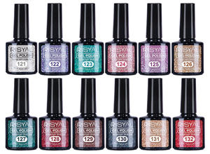 Vernis à ongles gel UV 7,3 ml, effet laser disco coloré, paillettes réfléchissantes, fournisseur de vernis à ongles gel UV, semi-permanent - Product Image 2