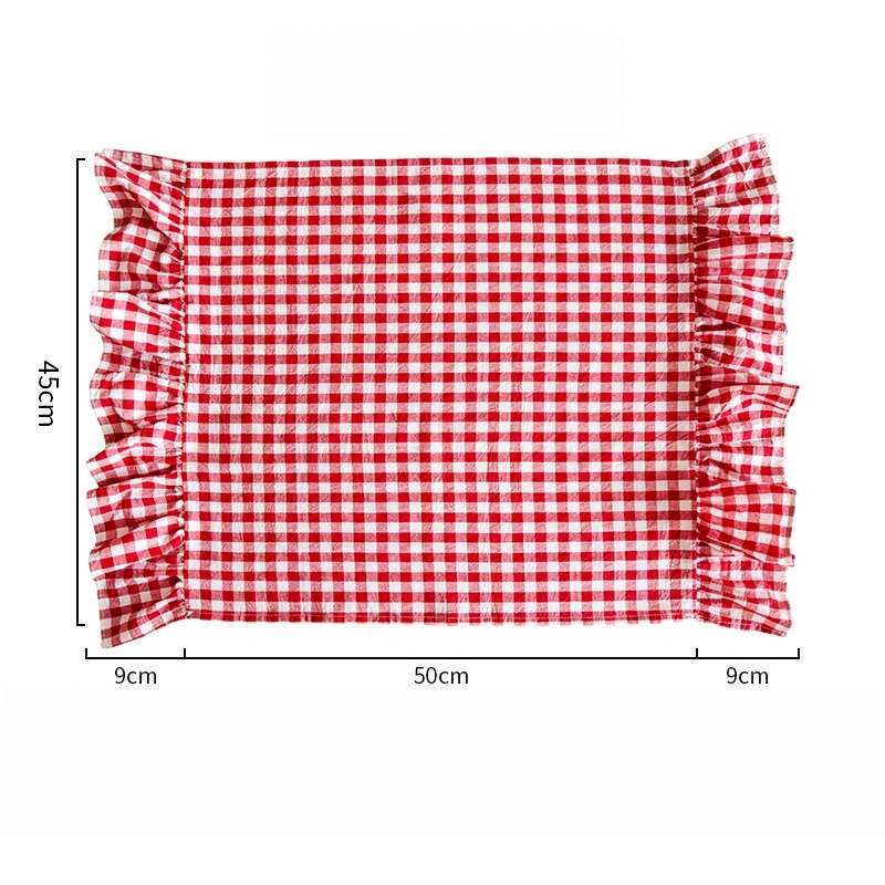 Red plaid style