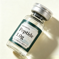 Autocollants synthétiques imperméables personnalisables pour flacons de recherche de peptides synthétiques de 3 ml à marque privée