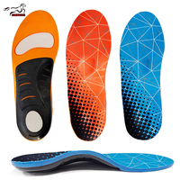 Semelles intérieures Mustang personnalisées pour hommes en PU/EVA avec soutien de la voûte plantaire, absorption des chocs, talonnette profonde, amorti respirant, certifiées ISO, toutes tailles
