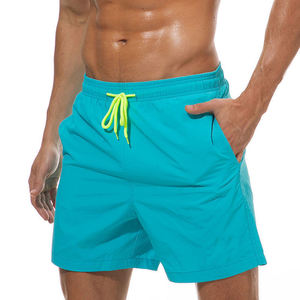 Pantaloncini da Spiaggia Casual da Uomo, Tinta Unita, Asciugatura Rapida, Impermeabili, Personalizzabili con Stampa, Costume da Bagno da Surf per Uomo, Basso MOQ - Product Image 5
