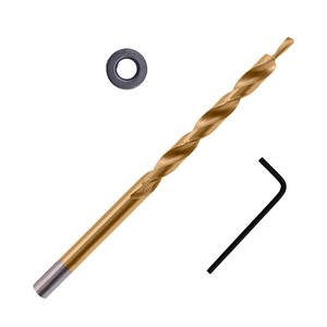 Juego de brocas escalonadas de acero de alta velocidad con vástago hexagonal, broca extendida para agujeros inclinados, broca para madera, broca de diámetro, broca para taladrar - Product Image 2