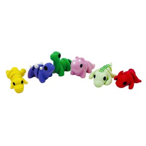 Modèles d'animaux de dessin animé imprimés en 3D, miniatures, multicolores, jolis petits pendentifs d'animaux, ornements décoratifs - Product Image 4