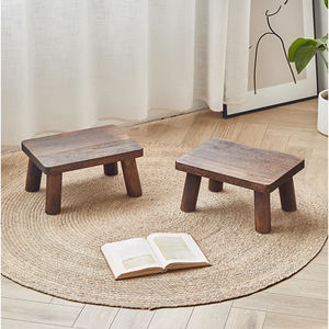 ม้านั่งไม้เนื้อแข็งขนาดเล็กแบบพับได้สำหรับผู้ใหญ่ - Product Image 4