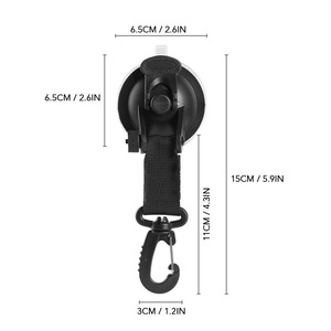 Car Tent Suction Cup Hook 15kg Load ABS Material Portable Sunshade Rain Shield For Van Camping Outdoor Use - Product Image 4