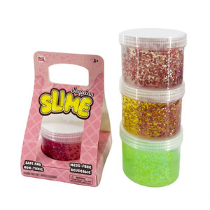 Juguetes STEM al por Mayor, Materiales Ecológicos para Plastilina y Slime, Juguete Blandito, Slime Cristalino de 8 Onzas con Purpurina para Niños y Adultos - Product Image 1