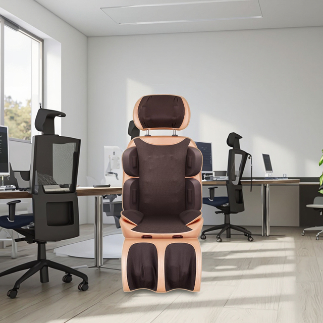 New Modern Design 3D Full Electric Luxury Shiatsu Spa Vibrating Cushion Full- Massager