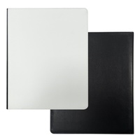 Carnet de croquis A5 en similicuir, série de consommables vierges pour impression par transfert thermique recto simple, pour le bureau et l'étude