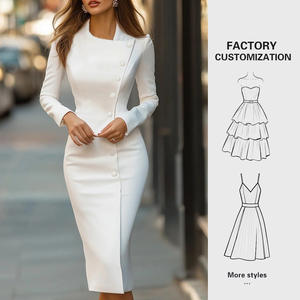 <span class=keywords><strong>Vestido</strong></span> Blazer YFY Personalizado 2025 para Mujer, Cuello de Solapa con Doble Botonadura, Costura <span class=keywords><strong>Princesa</strong></span>, Abertura Lateral Midi, <span class=keywords><strong>Corte</strong></span> Estructurado - Product Image 1