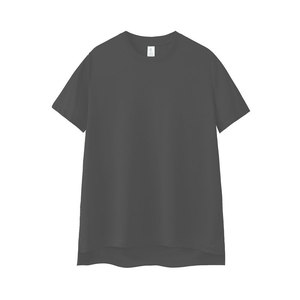 Women's Casual Crew Neck Short Sleeve T-Shirt Wood Green Solid Color Polyester Lightweight Leisure Wear - Product Image 4