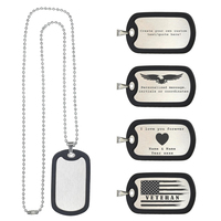 DIY Laser-Gravur Metall Zinklegierung Druckguss Emaille Rohling Edelstahl Sublimation Haustier-ID QR-Code Hundemarke
