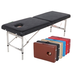 Lit de spa moderne, luxueux, pliable et multifonctionnel pour salon de beauté, pédicure et massage - Utilisation en extérieur, chambre et salon - Product Image 1