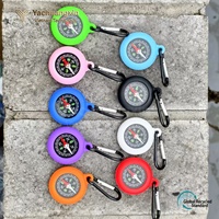 Brújula de Bolsillo Portátil para Camping y Senderismo, Resistente al Agua, Herramienta Duradera para Exteriores con Puntero de Navegación