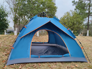 Tente de camping en plein air à double couche, portable, automatique, anti-tempête - Product Image 2