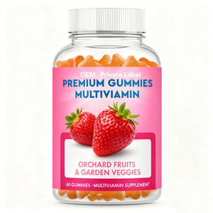 Gommes multivitaminées premium Vitamine C pour adultes Renforce le système immunitaire Améliore la digestion 60 unités Vieillissement sain et sûr Non destiné aux femmes enceintes - Product Image 2