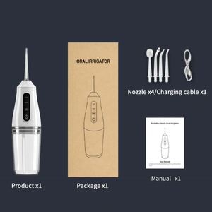 เครื่องฉีดน้ำทำความสะอาดฟันแบบพกพา TAHATH ชาร์จไฟได้ผ่าน USB ไร้สาย กันน้ำระดับ IPX6 ขายส่ง - Product Image 4
