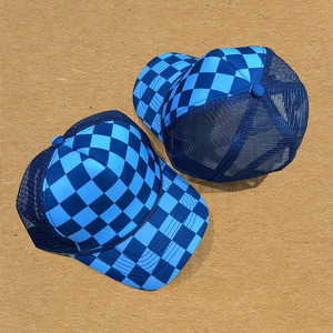 Tùy Chỉnh Chất Lượng Cao 5 Cửa Khung Bọt In Lưới Leopard Mô Hình Sao Hồng Flamingo Màu Ngọc Lam rô Trucker Hat Với Sợi Dây Thừng - Product Image 5