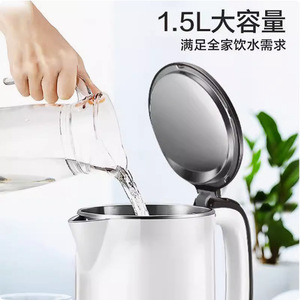 กาต้มน้ำไฟฟ้าซูปอร์ 1.5 ลิตร สแตนเลส ปิดอัตโนมัติ ใช้ในบ้าน - Product Image 4