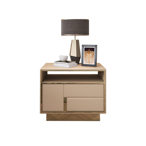 Contemporary Metal <b>Mirrored</b> Leather Bedroom Furniture Minimalism Style Luxury Night Stand VLIPE-BST-05-BELOVED Luxury Night Stan - Product Image 6