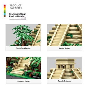 Vanger 6225 Modello Assemblabile del Tempio Maya di Kukulcan in Messico, Blocchi da Costruzione Educativi - Product Image 3