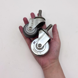 कारखाने की कीमत 3/4/5 इंच 90/120/135 किलोग्राम tpr अरंडी 3 इंच 75 मिमी रेस्तरां ट्रॉली कार्ट कैस्टर व्हील - Product Image 2