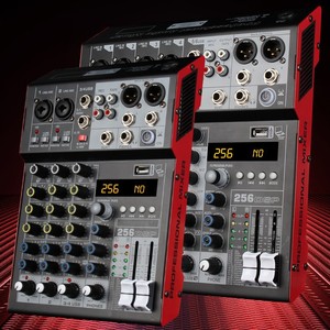 Mezclador de Audio Analógico Profesional de <span class=keywords><strong>4</strong></span>/6 Canales con 99 Efectos DSP, Bluetooth 5.0, para Escenarios y Transmisiones en Vivo - Product Image 3