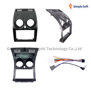 Kit de tableau de bord de cadre de voiture de 9 pouces de sortie d'usine cadre de Navigation d'autoradio Android pour <span class=keywords><strong>Nissan</strong></span> <span class=keywords><strong>Qashqai</strong></span> 2006-2013 cadre de panneau de voiture - Product Image 5