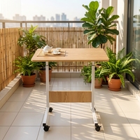 Table de lit modulaire en métal simple et moderne, pliable et réglable, pour l'étude, le bureau ou l'utilisation en villa