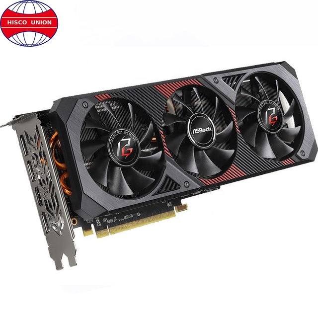 New Original for ASROCK Radeon RX 5600 XT 6GB Phantom Gaming D3 OC GDDR6 192bit Graphics Card