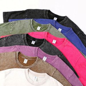 Design Manufacturer Factory Custom LOGO Unisex T-Shirts Multi-Color 100% Cotton Oversized Mens T-Shirts - Product Image 6