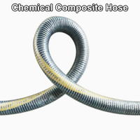 Tuyau composite chimique haute résistance, doublé de PE UHMW, 220 PSI, pour transfert bateau-terre